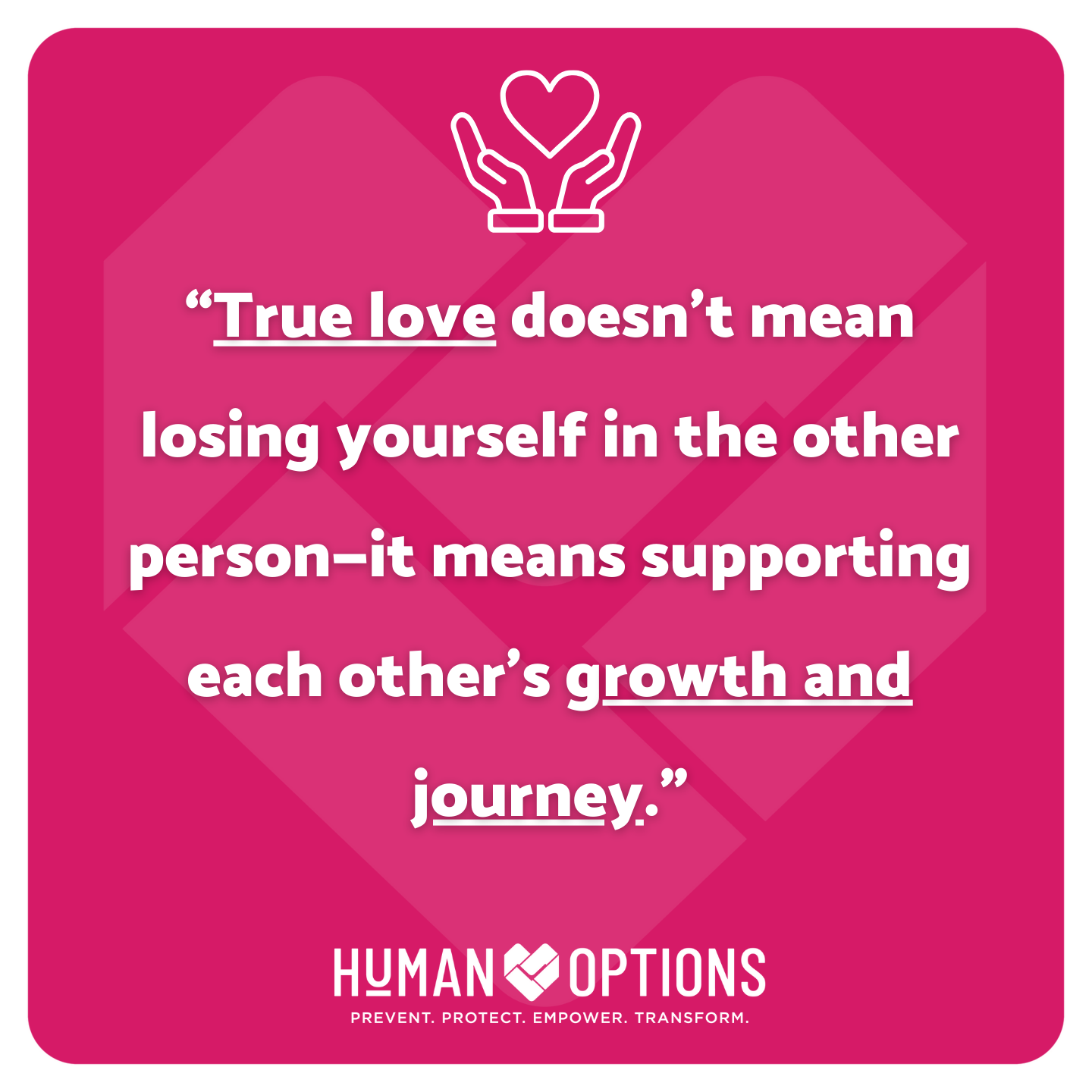 Pull out quote from blog that says: "True love doesn’t mean losing yourself in the other person—it means supporting each other’s growth and journey. "